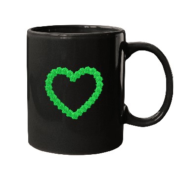 Discover Green Rose Wreath St. Patrick's Day Mugs