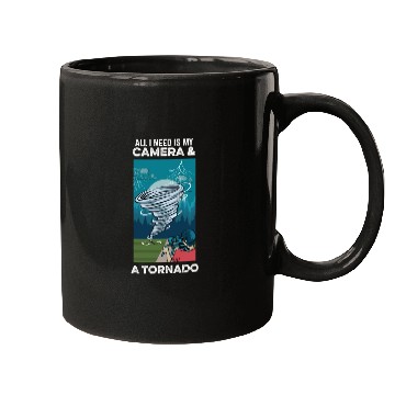 Discover Camera & Tornado Videographer Gift Mugs