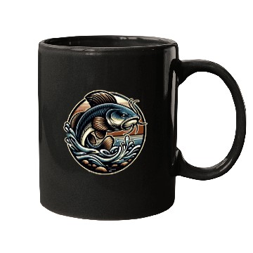Discover Flathead Catfish Fishing Mugs