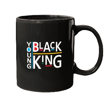 Discover Young Black King African American Mugs