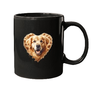 Discover Golden Heart for Golden Retriever Mugs