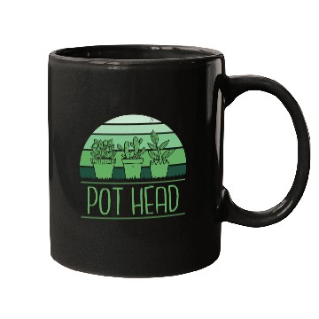 Discover Green Thumb, Potted Plant Paradise Mugs
