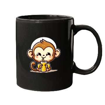 Discover Monkey Business: Banana Juice Break Mugs