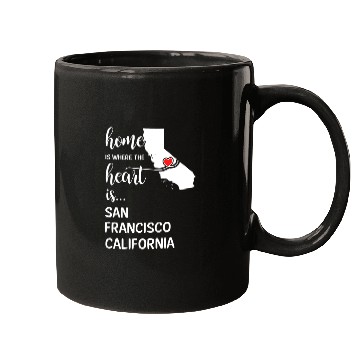 Discover San Francisco County Is Where My Heart Is Cool Gif Mugs