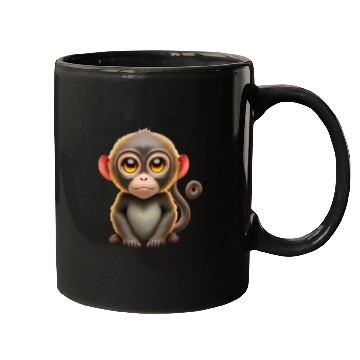 Discover Cute Monkey animal Mugs