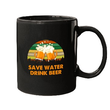 Discover Save Water Drink Beer Mugs