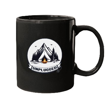 Discover Camping Unplugged Mugs
