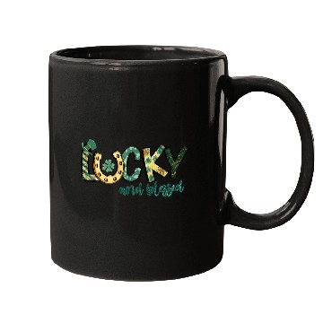 Discover Lucky And Blessed Mugs