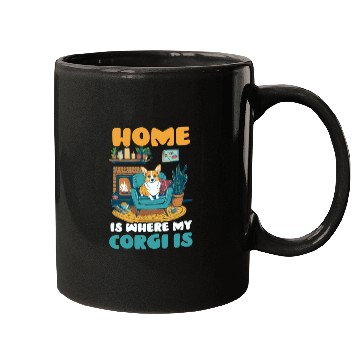 Discover Corgi Mom Dad Home Where Corgi Is Mugs