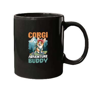 Discover Corgi Mom Dad Corgi Adventure Buddy Mugs