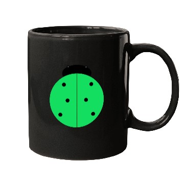 Discover green ladybug Mugs