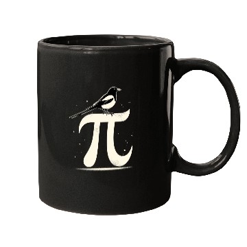 Discover Magpie Symbol Pi Day Minimal Math Bird Watching Mugs