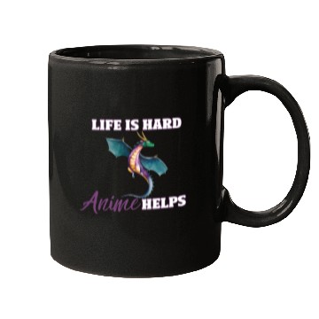 Discover Life is Hard, Anime Helps Mugs
