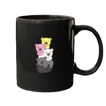 Discover Queerplatonic Flag Pride Lgbtq Cute Bear Mugs