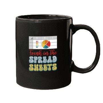 Discover Freak In The Spreadsheets Funny Accountant Mugs
