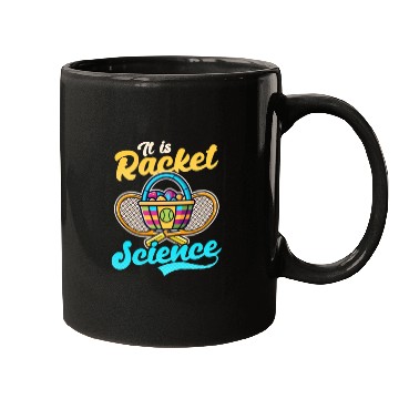 Discover Tennis Easter Racket Science Mugs