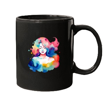 Discover Color splash zodiac: Virgo Mugs