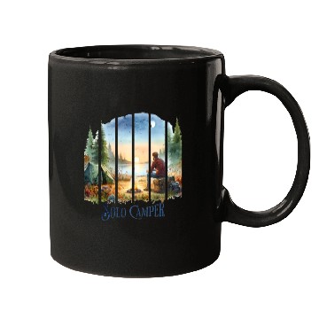 Discover Camping Alone Solo Camper Mugs