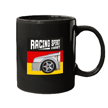 Discover Racing Car Hood of Spirit Racing Germany Mugs