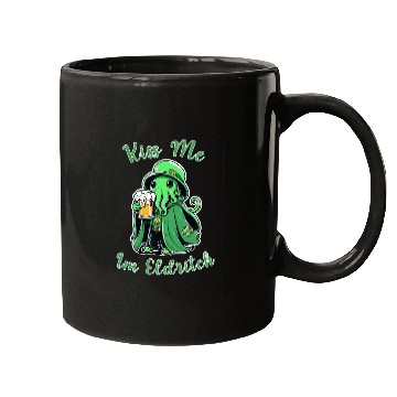 Discover Kiss Me I'm Eldritch - St. Paddy's Day Cthulhu Mugs