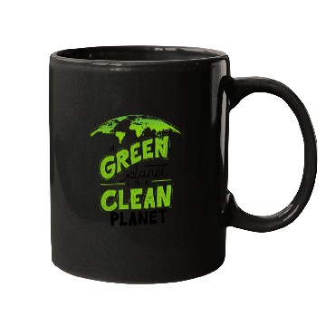 Discover Eco-Friendly Earth Green Clean Design Mugs