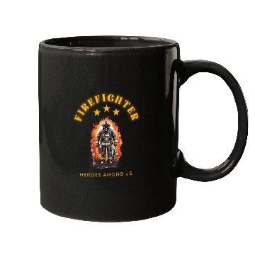 Discover Firefighter Heroes Among Us Mugs