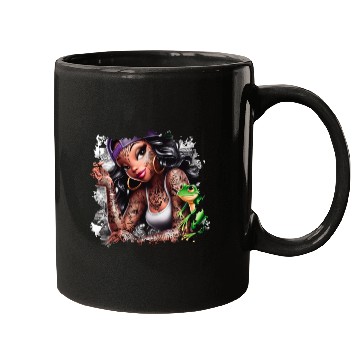 Discover Street Style Hip Hop Girl Rapper Mugs