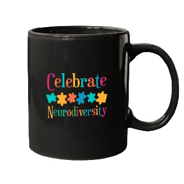Discover Celebrate Neurodiversity Mugs