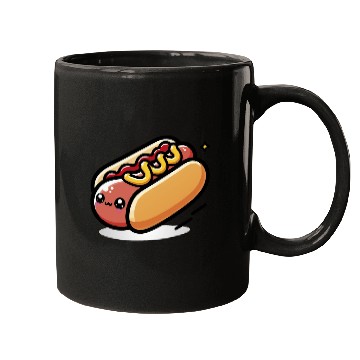 Discover Cute Kawaii Hot dog Mugs