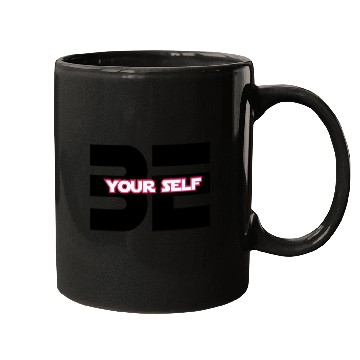 Discover "Be Yourself: Embrace Authenticity" Mugs