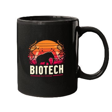 Discover Biotech Bio Technology DNA Mammoth Science Crispr Mugs