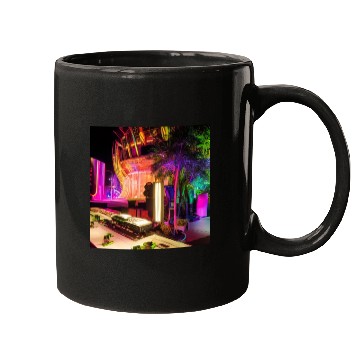 Discover DJ in the Fluorescent Jungle Mugs