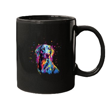Discover Watercolor Colorful Louisiana Catahoula Mugs