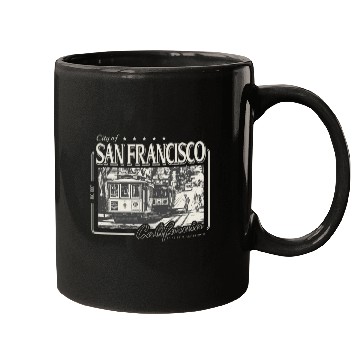 Discover SAN FRANCISCO CALIFORNIA POWELL STREET Mugs