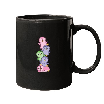 Discover Trigender Flag Pride Lgbtq Cute Penguin Mugs