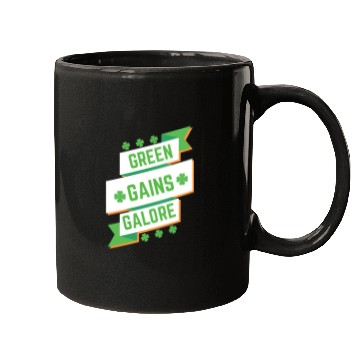 Discover Green Gains Galore Fitness Mugs
