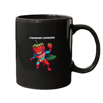 Discover Strawberry Superhero Mugs