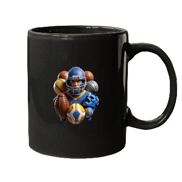 Discover Game Day Champ Representing College Athletics Mugs
