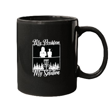 Discover Disc Golf Player My Problem My Pictogram Mom Dad Mugs