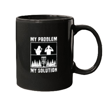 Discover Disc Golf Player My Problem My Pictogram Dad Mom Mugs