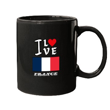 Discover I Love France Mugs