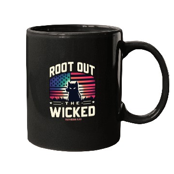 Discover ROOT OUT THE WICKED PROVERBS 2:22 2024 ELECTION Mugs