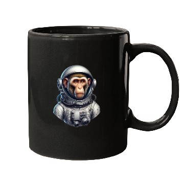 Discover Astronaut Monkey Adventure Mugs