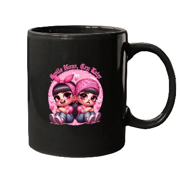 Discover Smile Now Cry Later Drama girls Chicano Art Mugs