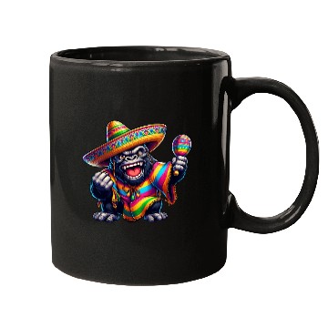 Discover Cinco de Mayo Gorilla: Festive Design Mugs