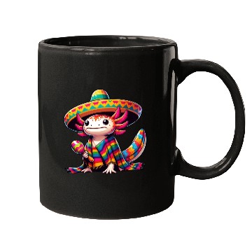 Discover Cinco de Mayo Axolotl: Celebratory Design Mugs