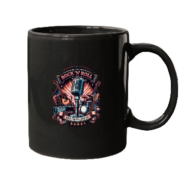 Discover [PHUONG store] - Rock Roll Rebel Mugs