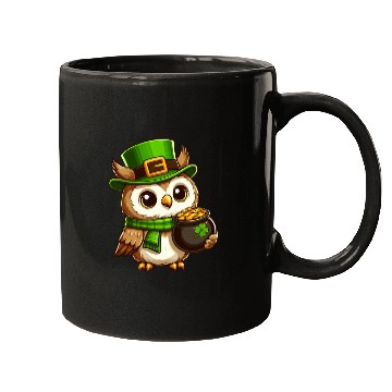 Discover Golden Owl St. Patrick's Day Mugs