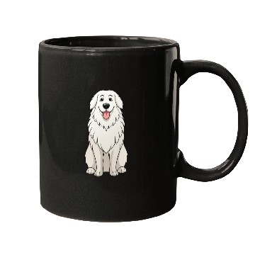 Discover Serene Great Pyrenees Mom - Funny Art Print Mugs