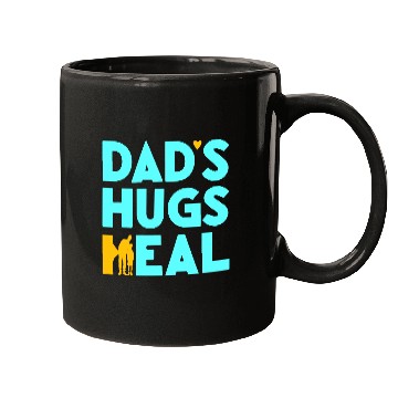 Discover Typography Mugs design Dad s Hugs Heal